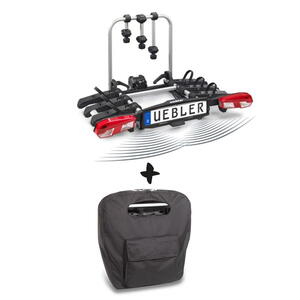 Nosič kol na tažné zařízení UEBLER H31 S DC pro 3 kola – 90° výklop, parkovací senzory + t