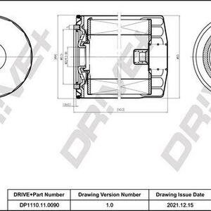 Olejový filtr DRIVE DP1110.11.0090