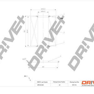 Olejový filtr DRIVE DP1110.11.0141