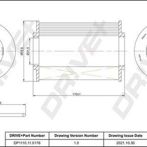 Olejový filtr DRIVE DP1110.11.0176