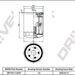 Olejový filtr DRIVE DP1110.11.0276