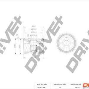 Olejový filtr DRIVE DP1110.11.0287
