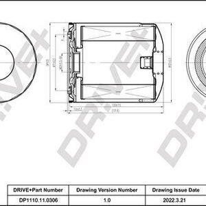 Olejový filtr DRIVE DP1110.11.0306