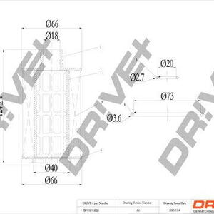 Olejový filtr DRIVE DP1110.11.0333