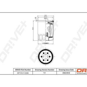 Olejový filtr DRIVE DP1110.11.0339