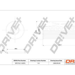 Olejový filtr DRIVE DP1110.11.0373