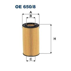Olejový filtr FILTRON OE 650/8