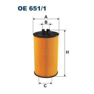 Olejový filtr FILTRON OE 651/1