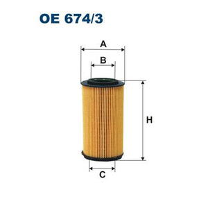 Olejový filtr FILTRON OE 674/3