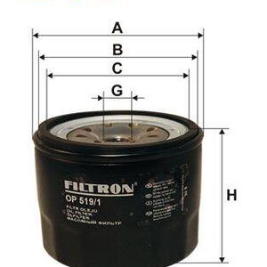 Olejový filtr FILTRON OP 519/1