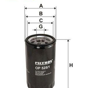 Olejový filtr FILTRON OP 525/1