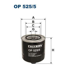 Olejový filtr FILTRON OP 525/5