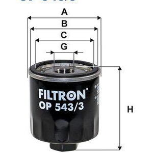 Olejový filtr FILTRON OP 543/3