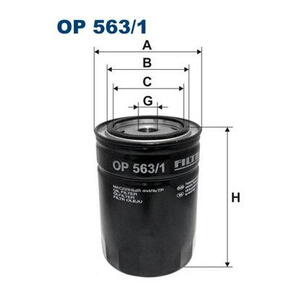 Olejový filtr FILTRON OP 563/1