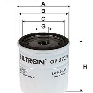 Olejový filtr FILTRON OP 570/1