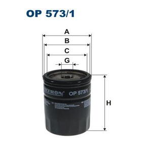 Olejový filtr FILTRON OP 573/1
