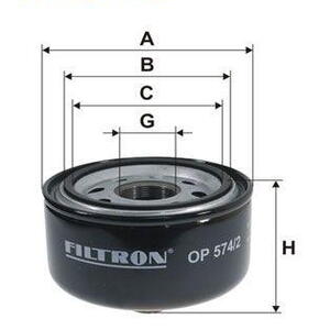 Olejový filtr FILTRON OP 574/2