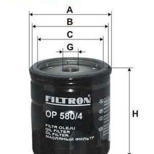 Olejový filtr FILTRON OP 580/4