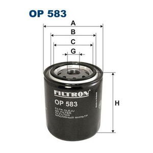 Olejový filtr FILTRON OP 583
