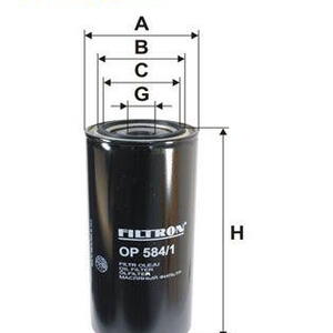 Olejový filtr FILTRON OP 584/1