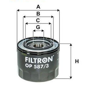 Olejový filtr FILTRON OP 587/3