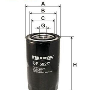 Olejový filtr FILTRON OP 592/7