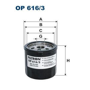 Olejový filtr FILTRON OP 616/3