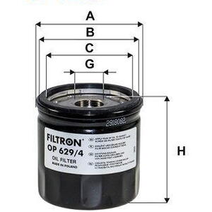 Olejový filtr FILTRON OP 629/4