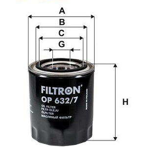 Olejový filtr FILTRON OP 632/7
