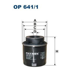 Olejový filtr FILTRON OP 641/1
