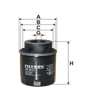 Olejový filtr FILTRON OP 641/1