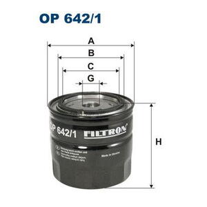 Olejový filtr FILTRON OP 642/1