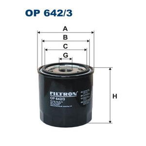 Olejový filtr FILTRON OP 642/3