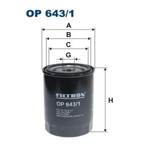 Olejový filtr FILTRON OP 643/1