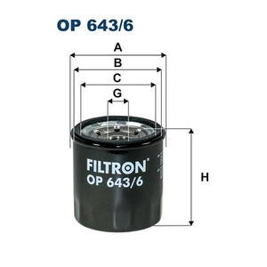 Olejový filtr FILTRON OP 643/6