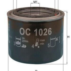 Olejový filtr KNECHT OC 1026
