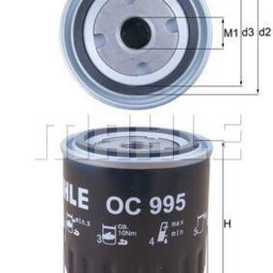Olejový filtr KNECHT OC 995