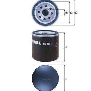 Olejový filtr MAHLE OC 1051
