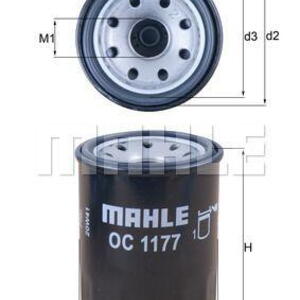 Olejový filtr MAHLE OC 1177