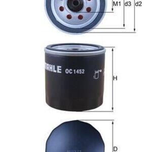Olejový filtr MAHLE OC 1452