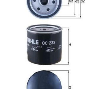 Olejový filtr MAHLE OC 232