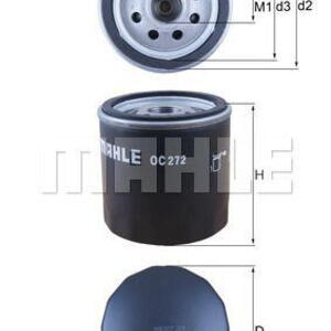 Olejový filtr MAHLE OC 272