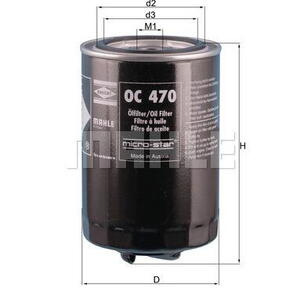 Olejový filtr MAHLE OC 470
