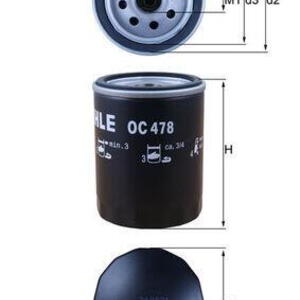 Olejový filtr MAHLE OC 478