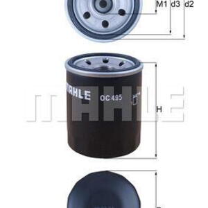 Olejový filtr MAHLE OC 495
