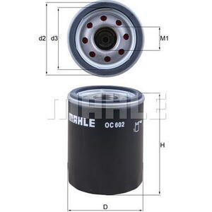 Olejový filtr MAHLE OC 602
