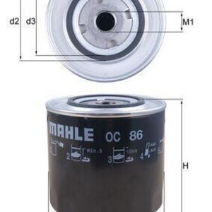 Olejový filtr MAHLE OC 86