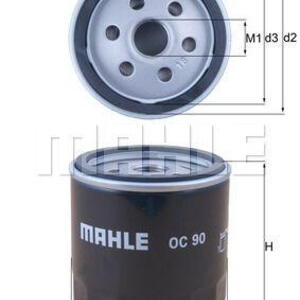 Olejový filtr MAHLE OC 90