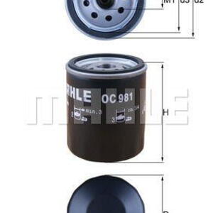 Olejový filtr MAHLE OC 981