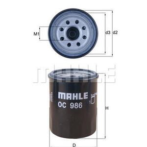 Olejový filtr MAHLE OC 986